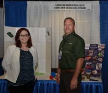 2016 ATE PI Conference   FDTC   Student Booth  Ivy Wilson and Michael Davis