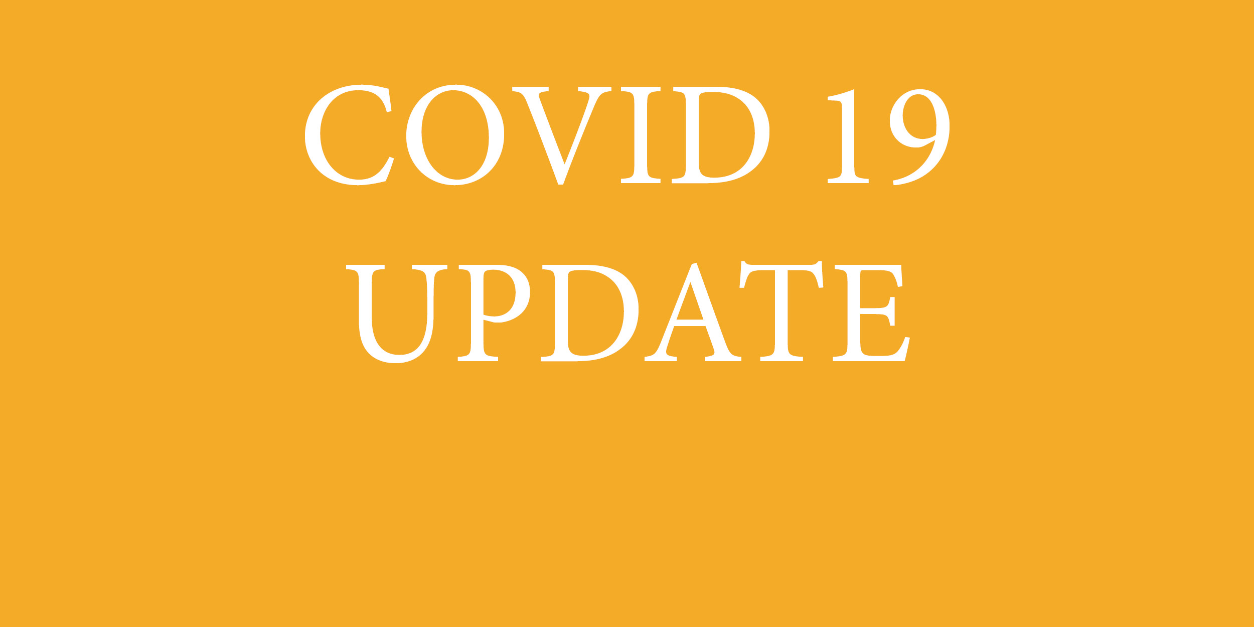 COVID-19 Update